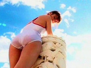 Getting horny with an attractive asian teen's good mood and sexy butt in Tokyo, XXX-style