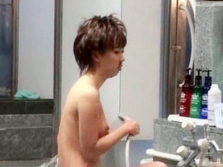 Japanese, Chinese, and Thai hotties getting steamy in the shower after a long day at work